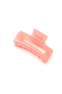 Jelly Rectangle Claw Clip in Watermelon - Black Powder Boutique