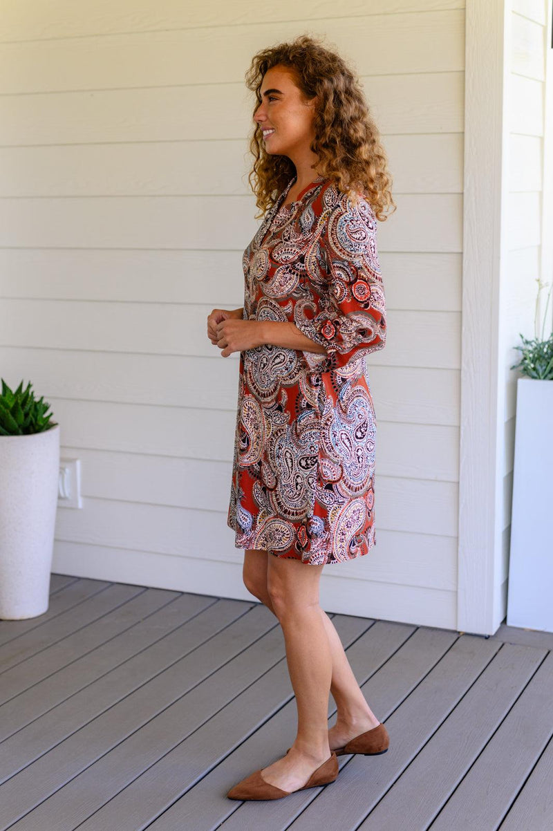 Precisely Why Paisley Dress - Black Powder Boutique