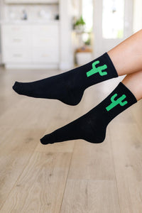 Sweet Socks Cactus - Black Powder Boutique