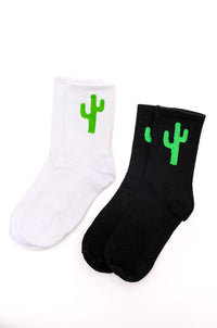 Sweet Socks Cactus - Black Powder Boutique