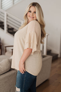 Too Soft to Handle Ruffle Sleeve Top